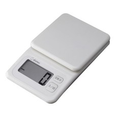 dretec 日本布洛托廚房電子料理秤 KS-825WT 白色 3kg/1g, 1個