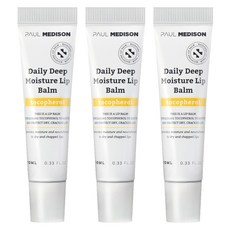 PAUL MEDISON 每日深層保濕維他命E護唇膏, 3個, 柚子香, 10g