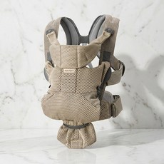 베이비뵨 Move 3D메쉬 베이비캐리어, 그레이베이지