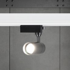 WONHA DS 無閃爍 卡內斯 COB 軌道燈 LED 10W 黑色 自然白光, 4000K, 1個