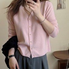 Banya Story女款換季可愛V領針織開襟衫SS21A