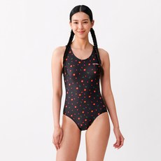 제테스 여성용 크리스마스 블룸 U백 실내수영복 45014