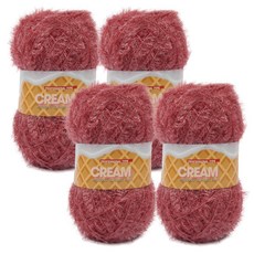 Brand Yarn 奶油系列 菜瓜布編織線, 23號, 4捲