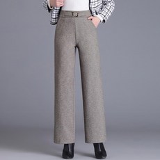 Murielle 女款毛料寬版西裝褲