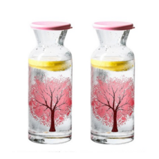 Pasabahce 添加純淨開花水瓶, 混色, 1.26L, 2瓶