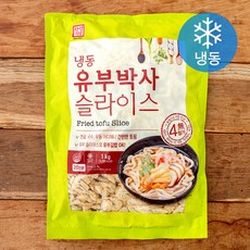 한성기업 유부박사 슬라이스 (냉동), 1kg, 1개