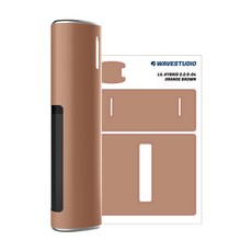 웨이브스튜디오 릴 하이브리드 2.0 스킨 스티커, D-04 ORANGE BROWN, 2개
