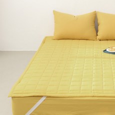 Lucidsleep Amelie水洗固定鬆緊帶薄墊, American Yellow