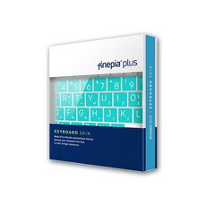 파인피아 갤럭시북 플렉스 NT930QCT 시리즈용 마카롱 문자키스킨, 민트, 1개
