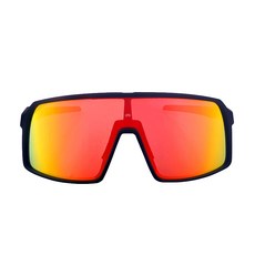 陌生衣櫥 稜鏡公路自行車運動護目鏡 UNC-182, 黑色鏡框 + 紅色(UNC-182-2), 1個