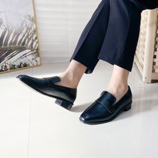 여성용 라인업슈 심플 데일리 로퍼 3cm BT367