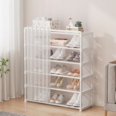 EVER HOUSE 基本款多功能鞋子收納架 L, 白色