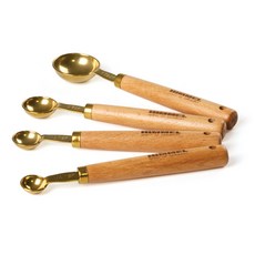 HIMMEL 圓形鈦金量匙金色4件組, 1套