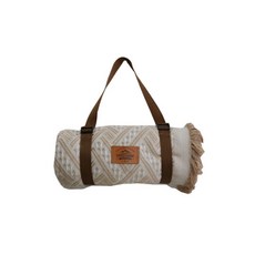 民族風野餐墊 + 一般綁帶, 單一顏色