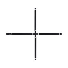 十字型軌道 4m, 黑色的