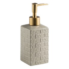 磚片方形洗衣精盒 YT_RA939, 淺棕色, 1個