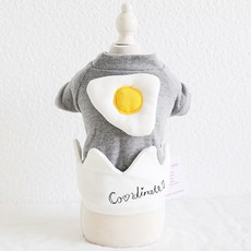 Market A 寵物荷包蛋半殼背心, 灰色