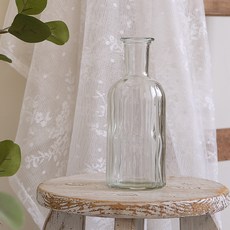 THE FLOWERMARKET 簡約長頸玻璃花瓶, 透明