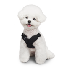 Neo FIT. 狗狗 Air X 胸背帶, 黑色, 1個