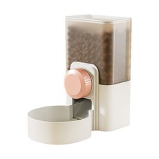 PASTEL PET 寵物用撞色半自動大容量飲水器 FREE, 粉紅色, 1個