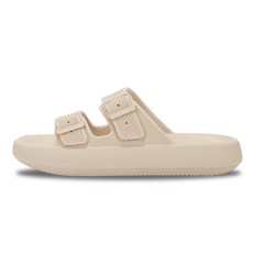 LECAF 男女通用 雙魔鬼氈EX 拖鞋 LE4S020, 280, 米色(LE4S020BEG)