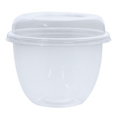 PET紅豆刨冰圓形容器 750ml DS302, 50件, 1個