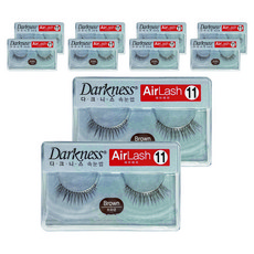 Darkness Air Lash 11假睫毛, 10盒, 棕色