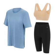 RASH PL 女性多功能短袖防曬衣3件全套組