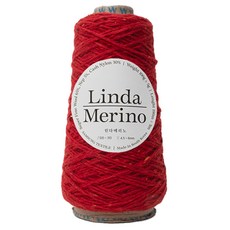Yarna Linda 美利奴毛線 100g, 1個, 707 紅色