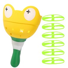 STUPID BABO KC認證 飛行螺旋槳投擲遊戲玩具, 黃色, 1個