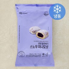 복음자리 스노우 블루베리 미니도넛 (냉동), 32g, 1개, 8개입