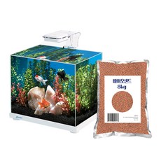 grovita Oldia網絡多合一的立方體端口ZGT-M30 +開花生物沙粉8kg套件, 混色（水箱）、紅色（生物沙）