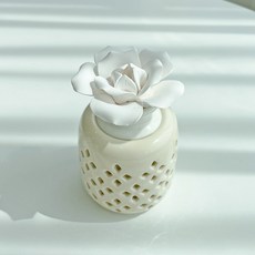 benudi 石膏玫瑰擴香空瓶 12cm, 方形, 1個