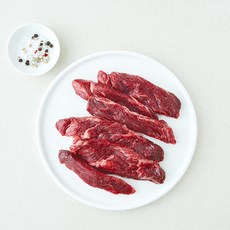 무항생제 인증 한우 제비추리 1++등급 (7) 구이용 (냉장), 1개, 200g