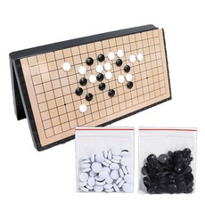 Lala Cosmic攜帶式折疊磁吸五子棋棋盤組 小, 混色