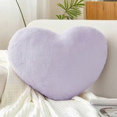 아트조이 따뜻함을 전하며 포근하게 안아주는 폭신 하트 쿠션, 퍼플
