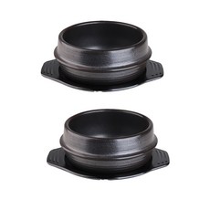 plala 燉鍋砂鍋 + 鍋墊迷你套組, 2套, 砂鍋(11.7cm), 托盤(12.2cm)