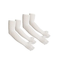 INCONTRO Xfit 素色彈性露指袖套, 花紫