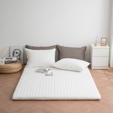 Inyx 純棉Seragio絎縫褥套, 象牙白