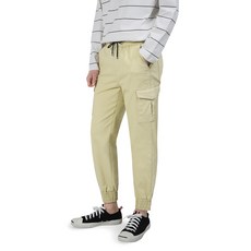 다꾸앙 남성용 모토밴딩 스판 카고 조거팬츠 E03B15_pc3699