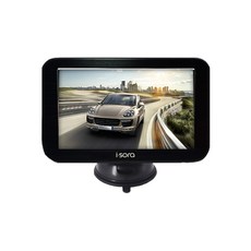 ISORA 車用支架型LED螢幕 金屬黑 126mm, 單一商品