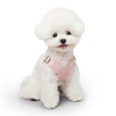 Neo FIT. 狗狗 Air X 胸背帶, 粉彩粉紅, 1個