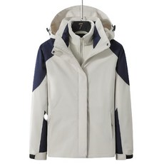 리온 여성용 쓰리인원 분리형 투피스 방수방풍 등산복 자켓 JY275