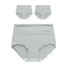 마켓에이 하이웨스트 물결 심리스 팬티 3p