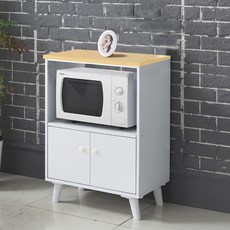 羅米 900 羅米斜腳微波爐層架, 2層, 橡木棕