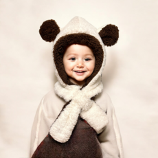 SOMNIUMBEBE 兒童連帽圍脖