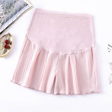 하이웨스트 와플 패턴 루즈핏 임산부 속바지