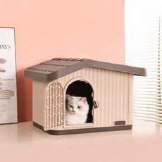 레드퍼피 반려동물 페르마 하우스, 브라운, 1개