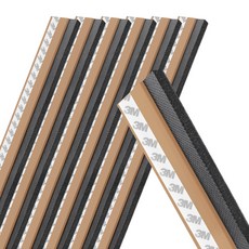 Zipyo L型門縫密封條 咖啡色, 7條