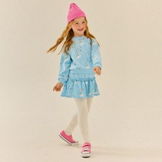 RIEVOLO 女童麥片牛奶上下衣套裝